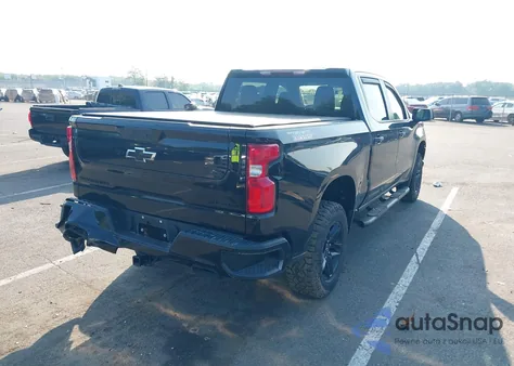 2021 Chevrolet Silverado 1500 4Wd Short Bed Custom Trail Boss из США, поврежденный, VIN 1GCPYCEFXMZ447720